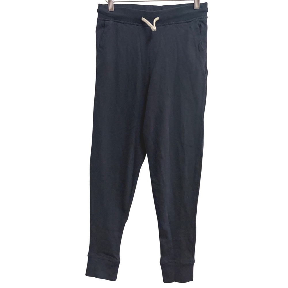 Crewcuts J. Crew Kids Cotton Jogger Sweatpants Navy Blue Drawstring Pockets 12